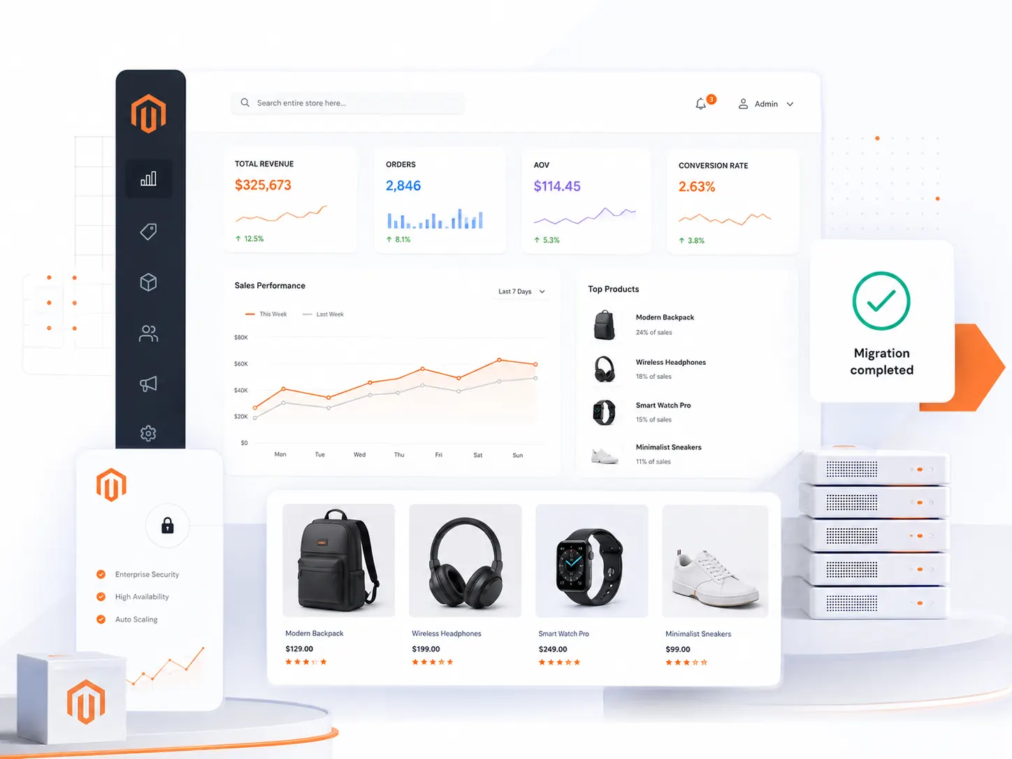 Hosting Magento Chile para tiendas online potentes, seguras y escalables